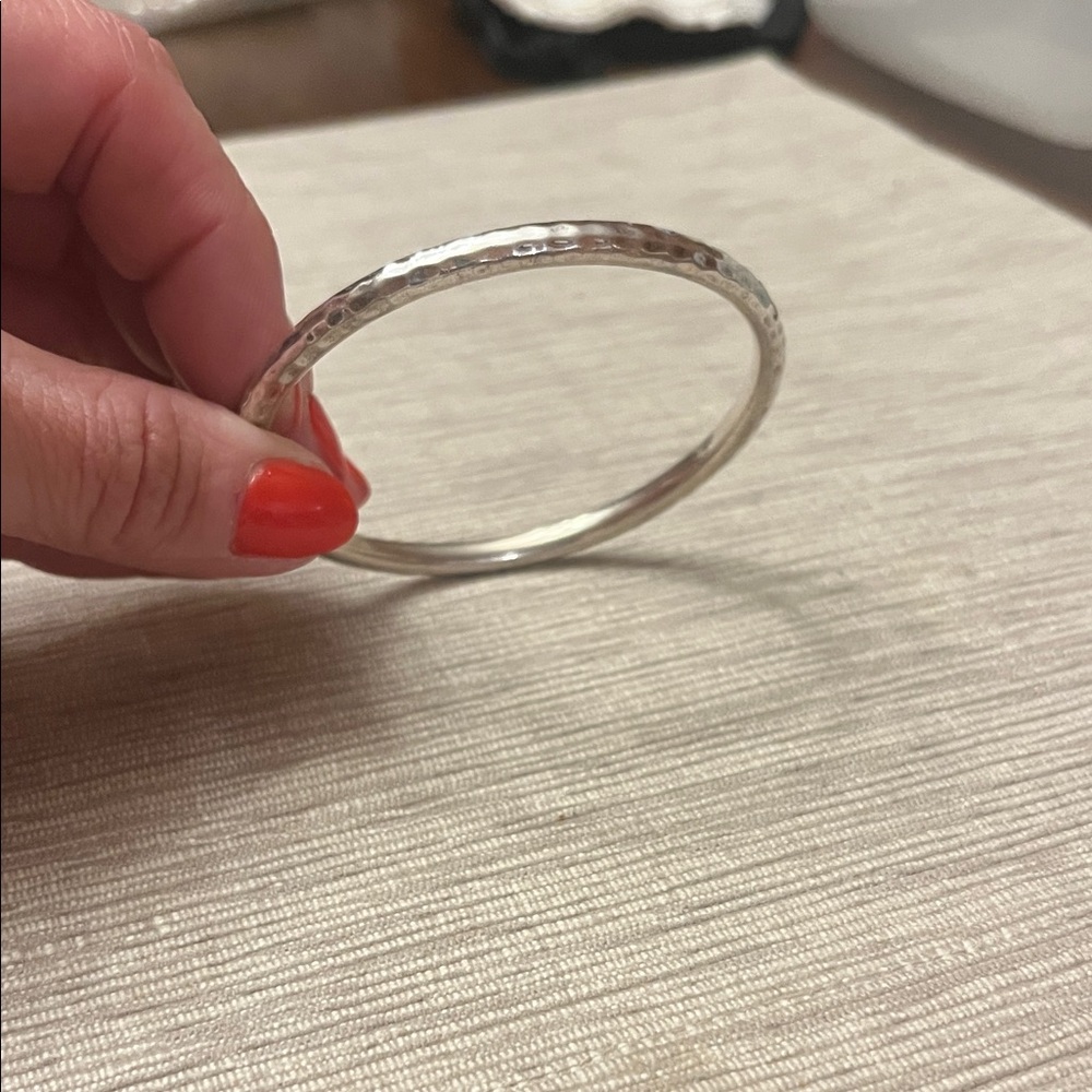 Silpada Hammered Silver Bracelet